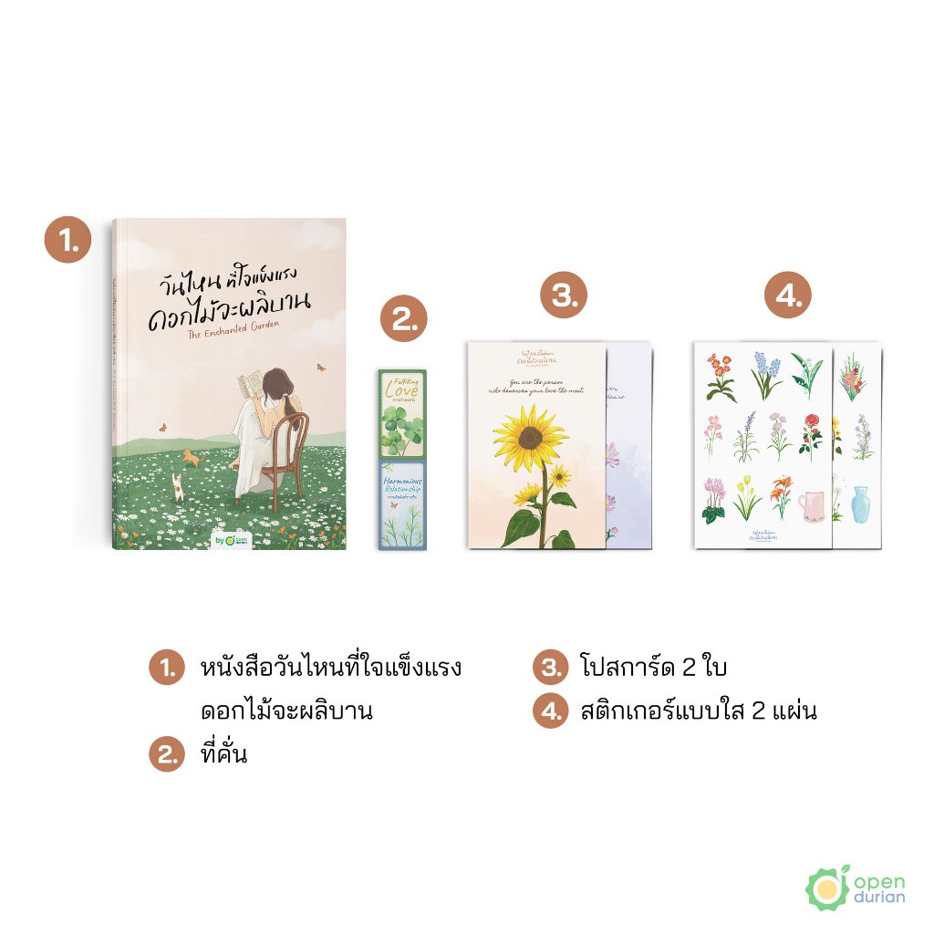 หนังสือวันไหนที่ใจแข็งแรง ดอกไม้จะผลิบาน (The Enchanted Garden)